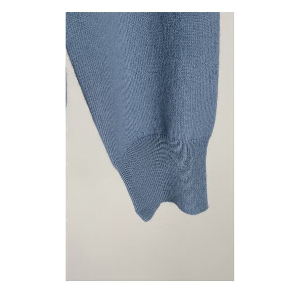 State Cashmere Womens V Neck Cashmere Sweater Bella Blue Size XXL New - Picture 5 of 12